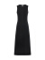 美洋（MEIYANG）赫本小黑裙 法式优雅云梯棉修身无袖弹力背心连衣裙时尚显瘦裙子 黑色 XL