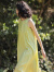 德玛纳（dme）时尚无袖连衣裙女轻薄夏季新款显瘦休闲风中长裙子 浅黄绿色 S