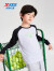 特步（XTEP）儿童童装时尚运动舒适长袖针织衫 珍珠白/正黑色 150cm