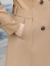 卡伊芙中老年女装妈妈装秋装薄款风衣外套新款中年女春秋洋气中长款上衣 卡其色 2XL(建议105-120斤左右)