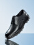奥康（Aokang）新款男鞋舒适商务皮鞋头层牛皮工作鞋轻质耐磨运动大底正装男皮鞋 黑色 42