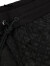 BOSS 男士交织字母和条纹装饰棉质混纺运动卫裤 001-黑色 EU:M
