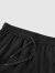 HLA海澜之家休闲短裤男弹力抽绳系带短裤男夏季 黑色花纹25 170/80A(M) 推荐61-65kg