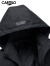 卡帝乐鳄鱼（CARTELO）外套男连帽春秋季韩版夹克男士工装服冲锋上衣男装 黑色 XL