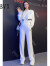 BVX休闲运动服套装女新款高级感潮酷减龄显瘦卫衣春秋女装洋气三件套 白色 L