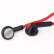 玛雅（MAYA） E16红色 耳塞式音乐耳机 入耳面条线控带话筒麦克风超强重低音手机耳塞