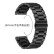 ZNNCO 适用华为手表表带GT4/3/2/Pro/Watch3/4荣耀Magic2不锈精钢属表带 【黑色】46mm表盘通用（22mm口径） 男女士智能运动时尚设计休闲金属表带