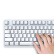 RK RK987机械键盘有线/无线蓝牙游戏键盘87键PBT键帽双模手机IPAD平板台式机笔记本电脑键盘白光白色樱桃茶轴