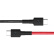ZMI(紫米)Type-C充电器线/数据线/编织线 适用乐视1s/小米4c/小米5/魅族Pro5配件 AL411红30厘米