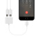 KOOLIFE 苹果7耳机转接头 双lightning充电听歌二合一音频转换器 适用iphone7/8/苹果X-白色