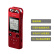 索尼（SONY）录音笔ICD-SX2000 16GB 红色 支持专业无损音乐播放 高解析度三向双麦克风 适用学习商务会议