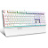 雷柏（Rapoo） V720 机械键盘 有线键盘 游戏键盘 108键RGB背光键盘 吃鸡键盘 电脑键盘 白色 黑轴 自营