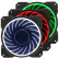 乔思伯（JONSBO）FR-131 12CM机箱风扇 RGB风扇 三风扇套装 （LED RGB 256色发光风扇/呼吸状态碎星效果）