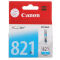 佳能（Canon）CLI-821C 青色墨盒（适用iP3680、iP4680、iP4760、MX868）