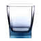 乐美雅彩色玻璃杯 创意耐热水杯茶杯透明四方杯八角杯子 330ML高款  四方冰粉