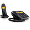 摩托罗拉(Motorola)CL101C数字无绳电话机座机子母机中文显示免提套装办公家用一拖一固定无线座机(黑色)