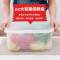 百露冰箱保鲜盒加大容量蔬菜水果食品收纳盒冷藏盒密封盒 超值3个装