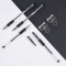 广博（GuangBo） 圆珠笔按动 0.7mm 原子笔/按动笔/中性笔YZ9555B 特价 40支装-0.5mm(30支水笔+10芯)黑