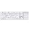 达尔优（dareu）EK820 超薄104键游戏背光办公机械键盘 巧克力白色红轴