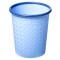 家杰 家用卧室卫生间客厅垃圾桶 压圈式圆形纸篓 简易时尚塑料卫生桶 12L JJ-102