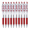 斑马牌（ZEBRA） KRB-100 按制真美圆珠笔 0.7mm 办公学生文具用品 圆珠笔红色 5支装