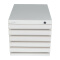 晨光（M&G）文具五层文件柜办公桌面资料收纳柜带锁灰色 ADM95298