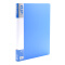 晨光（M&G）A4长押夹斜内袋文件夹资料夹蓝色睿智系列单个装办公文具 ADM92993