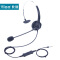 北恩（HION） FOR600 呼叫中心话务员耳机客服电话电脑USB耳麦头戴式商务办公舒适降噪单耳 3.5mm四节单插头(适用手机/单孔电脑) 单耳