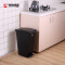 天马（TENMA） 日本脚踏垃圾桶家用厨房客厅卧室有盖塑料垃圾筒垃圾篓大号 30L