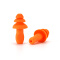 3M 1270圣诞树型带线耳塞硅胶降噪睡眠游泳学习可清洗 橙色100副/盒