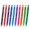 百乐（PILOT） 日本可擦笔LFBK-23EF-B摩磨擦学生可用笔彩色中性笔办公文具用品 紫色 五支装