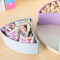 为伴 家用干果瓜子坚果盘客厅创意水果盘塑料分格带盖糖果盒盘分格带盖水果拼盘 干鲜果收纳盒