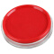 齐心（COMIX）快干秒干印台红色蓝色印油光敏印油原子印油橡皮章印泥财务印章垫 红色 透明圆B3716