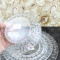 青苹果 果盘 洛斯系列干果盘婚庆果盘玻璃果盘碟子大小可选 特小号直径12CM  EQ3002-1
