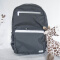 国誉（KOKUYO）学生用双拉链减负大容量书包双肩包旅行包（带防雨套）中号 黑WSG-SBN05D
