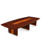 大会议桌简约长桌贴实木皮会议台油漆洽谈桌 3200*1400*760mm