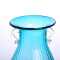 豪斯特丽（HOSTLY） 美式乡村双耳花瓶   彩色玻璃花瓶客厅摆件 高35CM花瓶