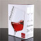 捷克进口RONA无铅水晶玻璃高脚葡萄酒杯红酒杯套装 2只礼盒装 2只450ML月亮系列