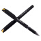 宝克（BAOKE）0.5mm磨砂杆黑色中性笔水笔 子弹头签字笔 12支/盒PC1998