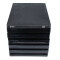 晨光（M&G）文具五层文件柜办公桌面资料收纳柜带锁黑色 ADM95298