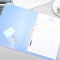 晨光（M&G）A4长押夹斜内袋文件夹资料夹蓝色睿智系列单个装办公文具 ADM92993