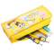 晨光（M&G）海绵宝宝系列黄色大容量笔袋多层多功能铅笔收纳袋 QPB95496