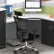 屏风办公桌职员桌员工桌员工位工作位电脑桌卡座单人位定制款45852