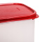 特百惠（Tupperware）储藏长方形4号储物桶盒子 带盖干货密封防潮保鲜2件套8.7L*2