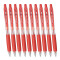 三菱Uni 中性笔按制原子笔SN-118（替芯型号为SA-7CN）12支装学生办公文具用品 红色 2支装