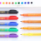 天色 12色记号笔小双头多用马克笔 色彩绘画笔学生重点标记笔 12支/套