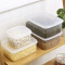 百露 保鲜盒透明塑料盒子长方形密封盒冰箱水果食品收纳盒冷藏储物盒大 长方形3L