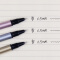 迈拓 金属商务中性笔签字笔碳素笔学生刻字水笔黑0.5mm定制logo 浅蓝色【2支装】