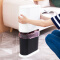 Snughome 【3件7折】日式垃圾桶家用卫生间按压式厕所客厅厨房卧室北欧有盖创意 9L象牙白