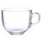 钢化玻璃杯大容量带盖微波炉用早餐杯麦片牛奶咖啡茶大号喝水杯子600mL 600ML全钢化玻璃杯+玻璃盖